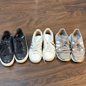 Adidas Sneakers Set - Black, White, Gray